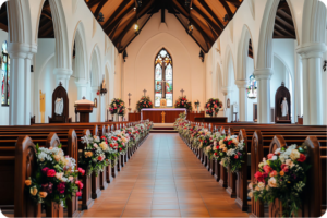 Step Into Beauty: Where Worship Meets Wedding Bliss